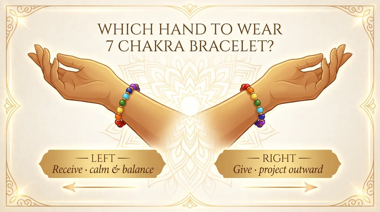 Which Hand to Wear a 7 Chakra Bracelet: Left vs Right, Rituals and Care