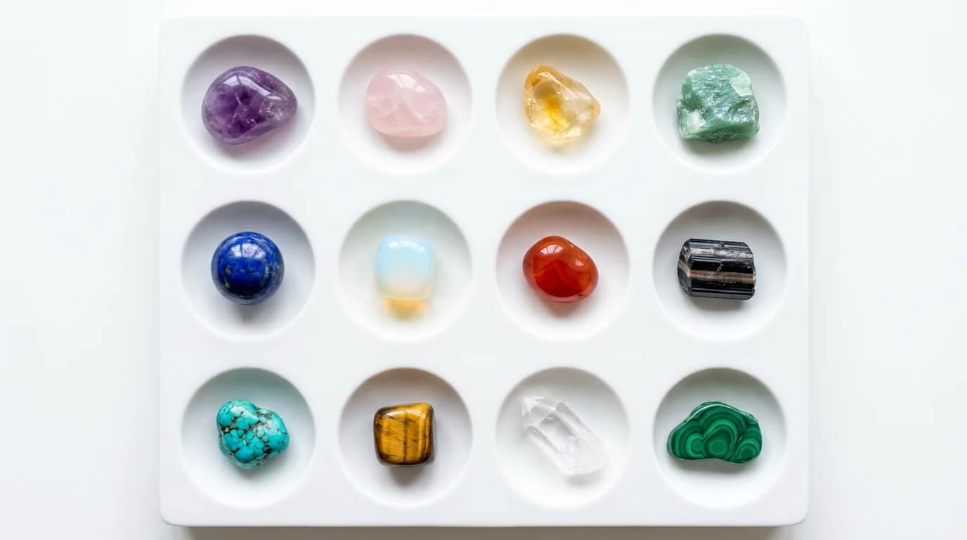 Lab-certified zodiac bracelet collection with 8mm gemstone beads mapped to all 12 rashi signs