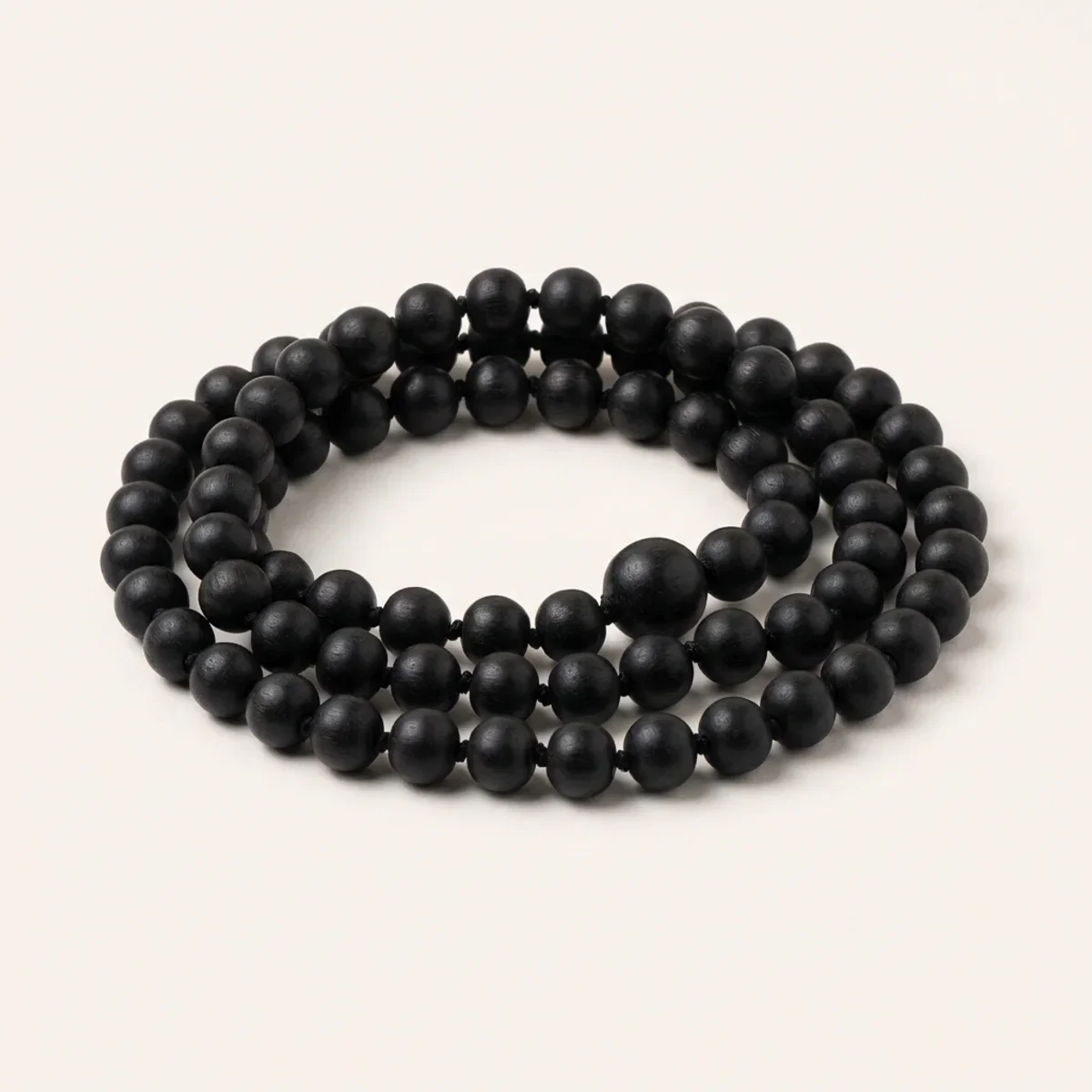 Karungali Half Mala — 54-Bead Shorter Recitations