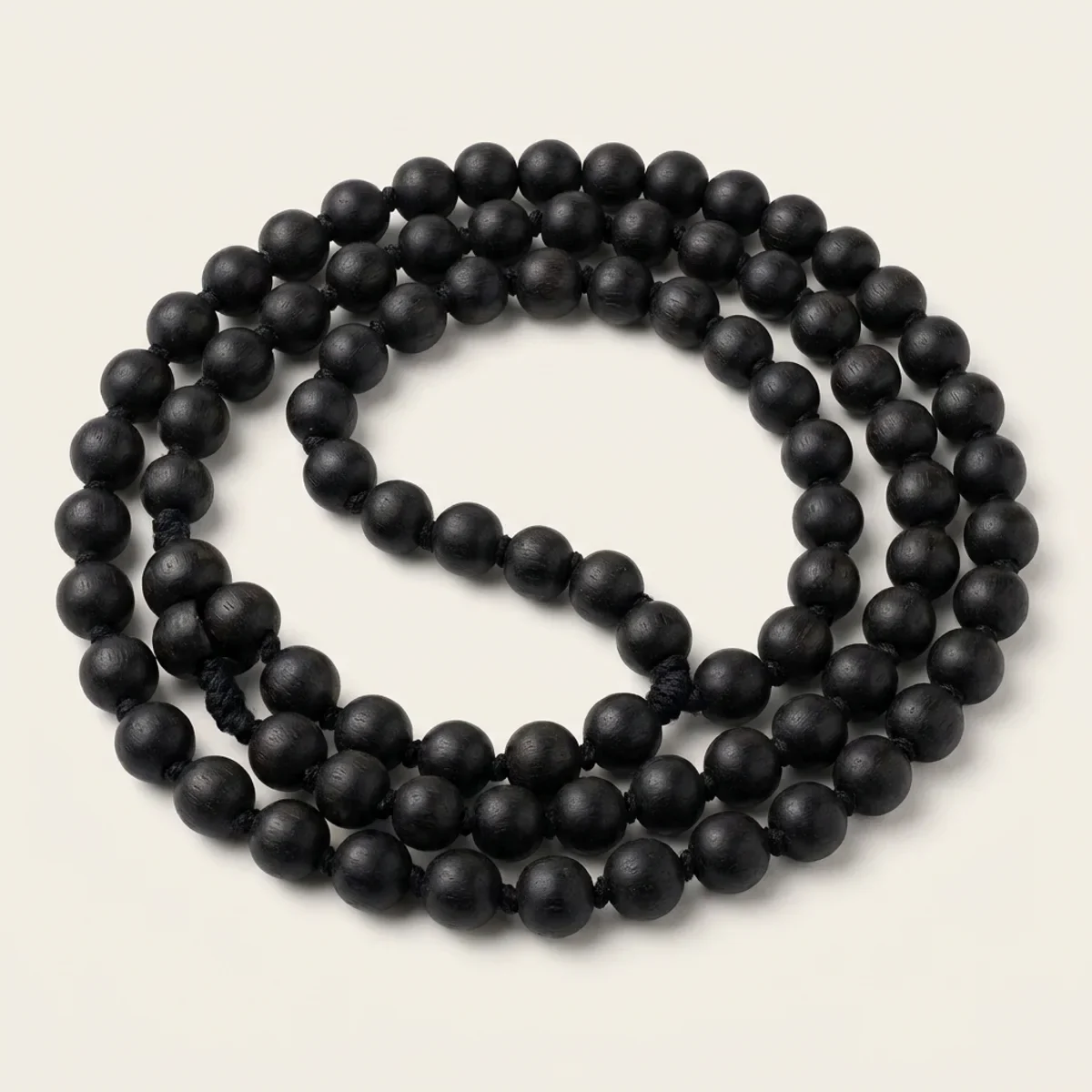 Karungali Mala — 8mm 108-Bead Standard Japa