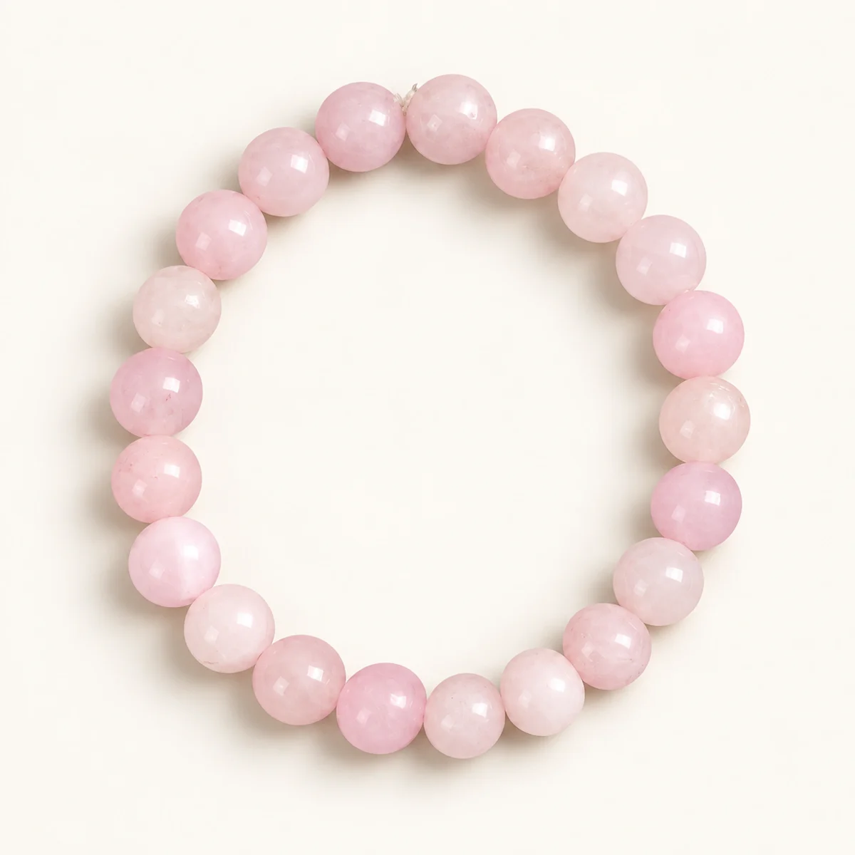 Rose Quartz Bracelet — 8mm Madagascar A-Grade