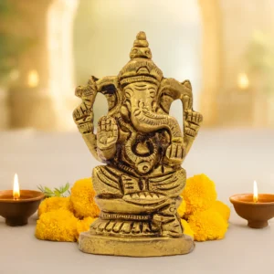 Brass Ganesh Ji Murti